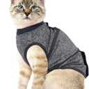 Cat Anxiety Jacket, Anxiety Vest for Cats, Jackets for Cats Only, Self-Adhesive Adjustable Pet Cat Calming Wrap Shirt, Calming Wrap for Pets to Relieve Stress