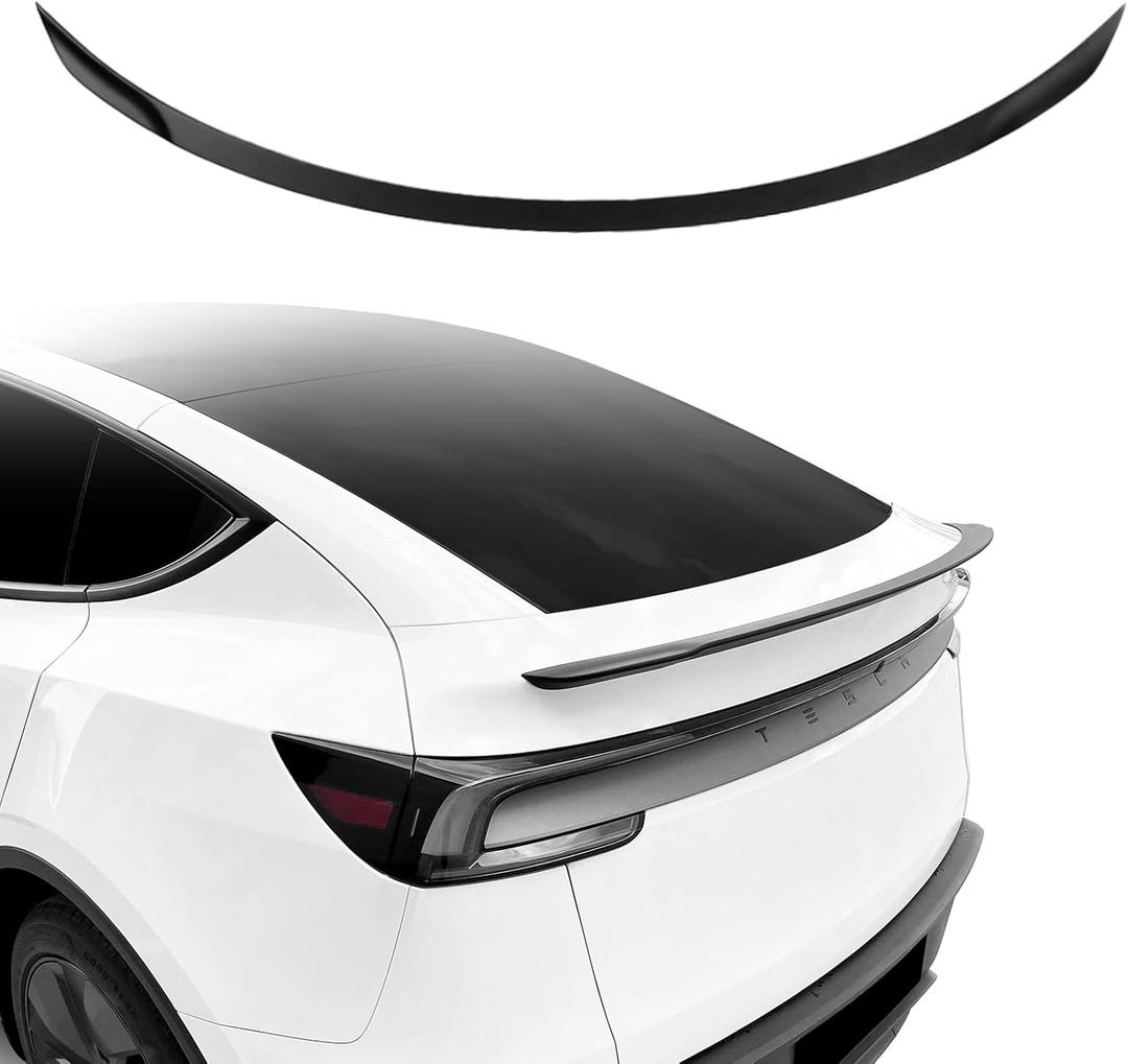 Spoiler for 2026 Tesla Model Y Juniper Rear Spoiler Wing ABS Material Rear Trunk Lip Model Y Juniper Accessories Matte Black Custom Fit 2026 2025