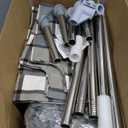 Elevated Raised Dog Bed Cot - Cooling Raised Dog Beds with Bolster Portable Washable Pet Cot Bed with Metal Frame Dogs Hammock Bed for Indoor & Outdoor