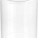 Unicozin Clear Glass Replacement Shade 1 Pack, 5.51inch High, 3.94inch Diameter, High Transmittance Cylinder Glass Lamp Shade Cover for Vanity Light Fixtures Floor Lamp Chandelier Pendant Light