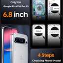 SPIDERCASE Magnetic for Google Pixel 10 Pro XL Case, Military Grade Drop Protection Slim Translucent Matte Shockproof Anti-Fingerprint Phone Case for Pixel 10 Pro XL,Light Blue
