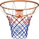 THUNDERBAY Reinforced Heavy Duty Breakaway Wall Mounted Basketball Rim,18 inch Basketball Rim Goal Replacement for Indoor Outdoor Walls