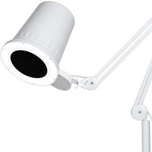 4BLANC Alize Original Vacuum Nail Dust Collector for Pedicure with Built-in Dimmable LED Lamp, Certified HEPA 11 Medical Grade Replaceable Filter, and Universal Table Mount
