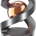 Upgraded Kinetic Desk Toys, Kinetic Spinning Desk Toy for Office for Adults, Quite Fidget Toys for Kids Teens, Desk Fidgets for Adults with ADHD (Grey Rose Gold)