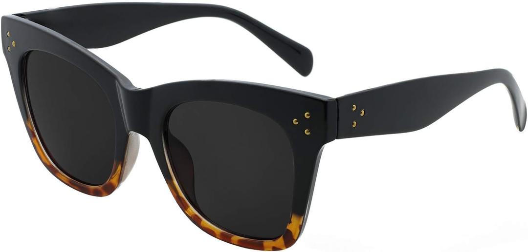 Oversized Sunglass Readers for Women 2.75 Cat Eye Reader Sunglasses UV Protection Filter Reading Glasses 1.0 1.25 1.5 1.75 2.0 2.25 2.5 2.75 3.0 (Brown Tortoise)