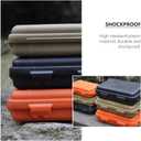 BESTonZON Outdoor Survival Set with Waterproof Shockproof Storage Box Compact Wilderness Survival Kit for Hiking Emergency Backpack Items