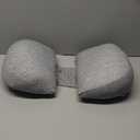 Momcozy Portable Pregnancy Pillow  W Shaped Maternity Support for Side Sleepers, Adjustable Travel Wedge Pillow for Back, Belly, and Hip Relief, Ideal for Pregnant Women, Deep Grey (Regular, Gray)