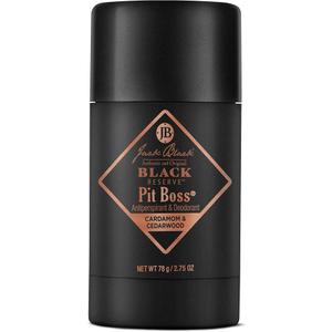 Jack Black Pit Boss Black Reserve Antiperspirant & Deodorant Men  2.75 oz  Cardamom & Cedarwood  Mens Deodorant for Sensitive Skin