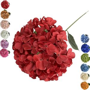 Fortuneh Outdoor Artificial Hydrangea Flowers, Fake Flowers, Fake Hydrangeas, Centerpiece Table Decorations, Uv Resistant, Windproof, for Wedding, Waterproof, Outdoor (Style-A,10PCS)