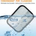 Pet Hair Removal Glove, Pet Hair Removal Tool, 1Pack 6.7x5.1 Reusable Electrostatic Upgrade Lint Remover for Dog, Cat, Pets, Couch, Furniture, Carpet, Bed, Car Seat & Clothes