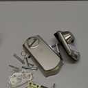 TEEHO TE012W WiFi Smart Lock, Fingerprint Door Lock with Built-in Wi-Fi, Keyless Entry Keypad Smart Deadbolt, App Remote Control, Alexa Compatible, IP55 Waterproof for Front Door  Satin Nickel