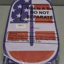 5 Pack Patriotic Pool Floating Letters, 250th Anniversary Foam Float Board, 19.7 x 11.8"
