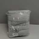 LAMIT Linen Blended Curtains for Bedroom, Faux Linen Textured Light Filtering Drapes Back Tab and Rod Pocket Boho Burlap Panels for Farmhouse/Living Room, 2 Panels, 52 x 84 Inch, Greyish Blue