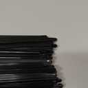 100 Pieces Ball Head Stirrer Disposible Plastic Round Top Crystal Swizzle Sticks, Crystal Cake Pops, Cocktail Coffee Drink Stirrers, Black