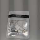 USB C Type C to Lightning Adapter MFi Certified 4 Pack 27W Fast Charging Support Data Sync,Lightning to USB Type C Cable Adapter for iPhone/iPad/for Airpods,with Anti-Lost Loop,Not for Audio/OTG (White)