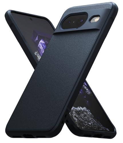 Ringke Onyx [Feels Good in The Hand] Designed for Google Pixel 8 Case, Anti-Fingerprint Technology Prevents Oily Smudges Non-Slip Enhanced Grip Precise Cutouts for Camera - Navy