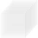 TKOnline 10 PCS Plexiglass Sheets, 12" x 12" x 0.02 Clear PET Sheet Panels, Clear Acrylic Plastic Sheet for Picture Frame, Invitations, Poster Frames Plastic Board