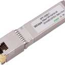 10G SFP+ to RJ45 Copper Modules, 1.25G/2.5G/5G/10GBase-T Ethernet Copper to SFP+ Transceiver Compatible for Arista SFP-10GE-T(Cat 6a/7 or Better, 30-Meter)