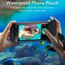 ESR Waterproof Phone Pouch for iPhone 13/14 / 15, Underwater Touch Sensitivity, IPX8 Floating Waterproof Cellphone Case with Lanyard, Dry Bag for Snorkeling, Black