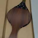 Brown Wood Fireplace Bellows 15" x 6.5" Outdoor Cooking Fan Air Blower