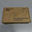 3Pack Rechargeable Flashlights High Lumens, Super Bright Flashlight with LCD Digital Display, 5Modes Adjustable LED Flashlight Tactical Flashlights High Powered, Flash Lights for Emergency