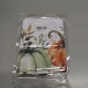 Fall Thanksgiving Pumpkin Valances for Windows Green Eucalyptus Leaf Fall Harvest Pumpkin Flowers Rod Pocket Curtain Valance Window Treatment Short Curtains for Kitchen Living Room, 54"x18" (White)