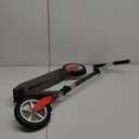 Mongoose Elevate Duo Air Youth/Adult Folding Kick Scooter, Air Filled Tires, Ages 8 Years and Up, Kickstand, Max Rider Weight 220 Pounds, Grey/Red