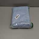 Home Brilliant 2 Pack Decorative Linen Throw Pillow Covers 20 x 20 Farmhouse Pillowcases for Patio Furniture Sofa, 20x20 inch(50x50cm), Light Blue