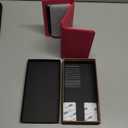 Duo Phone Case for 2 Phones | Multi Purpose Hiquality Leather Cell Phone Case, Cell Phone Wallet | Folding Variation | iPhone, Galaxy, Motorola, etc | (Rose)