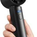 Gaiatop Small Handheld Fan Portable, Powerful High Speed Turbo Cooling, 4000mAh USB Rechargeable Battery Powered Mini Personal Fan, Summer Outdoor Travel Essentials, Gifts for Men Women, Black
