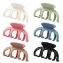Hair Clips for Women 3.5 Inch Medium Hair Claw Clips for Girls Thin Thick Hair Matte Banana Jaw Clips Hair Accessories for Women (Light Colorful)