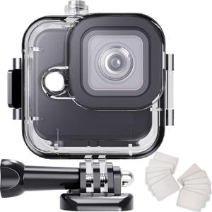 HONGDAK Waterproof Housing Case for GoPro Hero11 Black Mini,169ft/60M Diving Protective Housing Shell for Hero 11 Mini Underwater Dive Case with Mount Thumbscrew & 12PCS Anti-Fog Insert (Black)