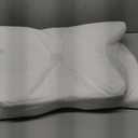 Emircey Clinical-Level Relief Cervical Neck Pillow for Sleeping, Orthopedic Contour Memory Foam Pillow for Side Sleepers, Cooling Reading Pillow for Neck Relief, Ergonomic for Back Stomach Sleepers (Snow White)