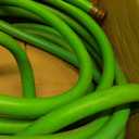 Continental Pathfinder Green EPDM Rubber Garden Hose, 5/8" ID x 50' Length Reel, 100 PSI Max Working Pressure, 5/8" Male x Female Brass NPT Fittings
