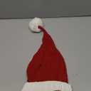 Baby Santa Hat Christmas for Baby Toddler Infant Newborn Washable Fade-restant Knitted Santa Hat Soft Warm Long for New Year Festive Holiday Party Indoor Outdoor Winter Red