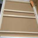 Yacona Puzzle Board 1500 Pieces,34.3x 26 Jigsaw Puzzle Table with Folding Legs,4 Drawers and Cover,Portable Board Game Table for Adults and Teens with No Installation Required (Wooden Color)