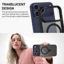 Lamcase for iPhone 17 Pro Max Case,with Magnetic Invisible Stand [Military Drop Protection] [Compatible with MagSafe] Shockproof Slim Translucent Anti-Slip with 2 Screen Protector,Black