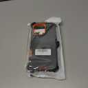 Case for iPhone 16 Pro Max(2024), 3-Layer Super Full Heavy Duty Rugged Case Belt Clip Holster Kickstand Protective Case Cover for iPhone 16 (Black Orange with Clip, iPhone 16 Pro Max)