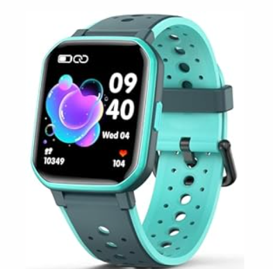 Smart Watch for Kids Teens, Fitness Tracker Boy Girls Watch with 19 Sport Modes, Pedometer, Sleep Monitor, Kids Watch Birthday Gifts Toy Gift for Girls Boys 6-16 (Blue)