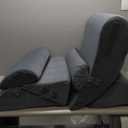 Lunix Replacement Cover for LX5 4pcs Wedge Pillow Set, Foam not Included - Navy Plush