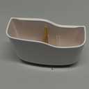 LINFIDITE 2 Pack TV Remote Holder Wall Mount Remote Control Holder for Bed Universal Bedside Wall Remote Holder Caddy Organizer Hole-Free Remote Control Holder (For 2 Or 3 Remote ControlsWhite