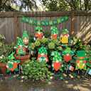10 PCS St Patricks Day Decorations Outdoor Yard Signs with Matel Stakes - St Patricks Day Yard Decorations Outdoor - St Patricks Day Yard Decor Outdoor Lawn Decorations