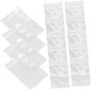 BUGUUYO 100pcs Plastic Resealable Bags Self Sealing Pouches for Small Business Packing Bags for Shipping Supplies