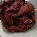 WONGS BEDDING Burgundy Comforter Set Queen Size, Maroon Damask Texture 7 Pieces Bed in a Bag Microfiber Comforter Bedding Sets -1 Comforter, 1 Flat Sheet, 1 Fitted Sheet, 2 Pillow Shams, 2 Pillowcases