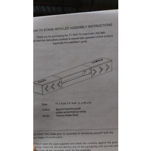 71" W Floating TV Stand with LED Lights & Power Outlets Wall Mounted Entertainment Center, TV Shelf, Long TV Stand for Living Room, Wood Media Console Shelf for Bedroom, White