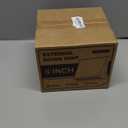 Hon&Guan Dryer Vent Cover Outside with Removable Mesh, Wall Mount Extractor Vent with Rubber Cushioned Non-Return Flap, High Quality Iron Outside Dryer Vent Cover for House (Black, 6 Inch)