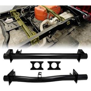 Rear Fuel Tank Support Crossmember and Upper Shock Mount Crossmember with Bracket Fit for 1999-2006 Chevrolet Silverado GMC Sierra 1500 2500