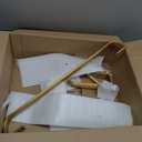 WINCASE Brass Bathroom Accessories, Bath Towel Holder Antique, Towel Bar Set Toilet Paper Holder Robe Hook Brushed Brass Wall Mounted