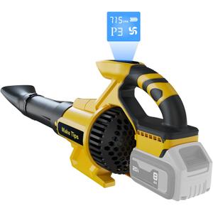 Cordless Leaf Blower for Dewalt 20V Max Battery (Tool Only) – Powerful Brushless Motor Delivers Up to 715 CFM & 150 MPH, 3-Speed LED Display Control, Lightweight Design for Yard, Lawn, Driveway, Snow