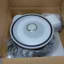 42 inch Modern Retractable Ceiling Fan with Lights and Remote Control, 6Speed Dimmable Fandelier, Smart Ceiling Fan Light with Bluetooth Speaker, RGB Color Reversible Bedroom Living Room Black